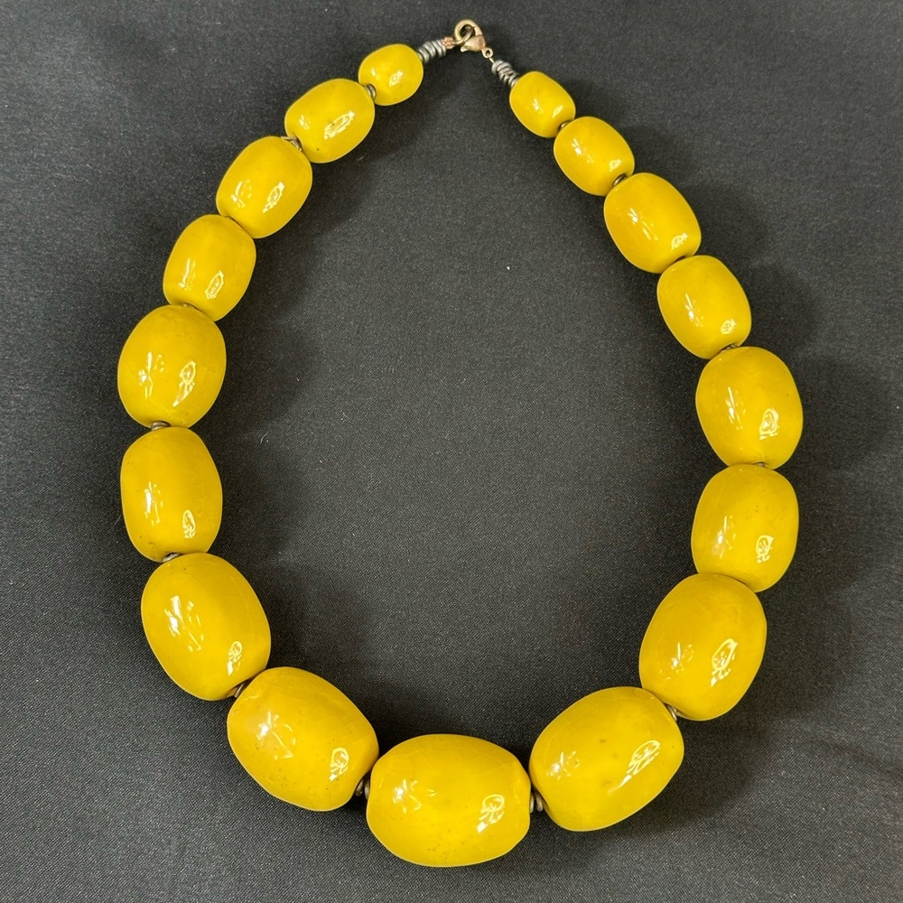 Vintage Enamel Boho Necklace